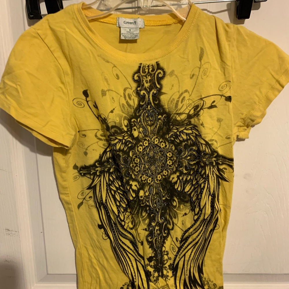Yellow cute shirt